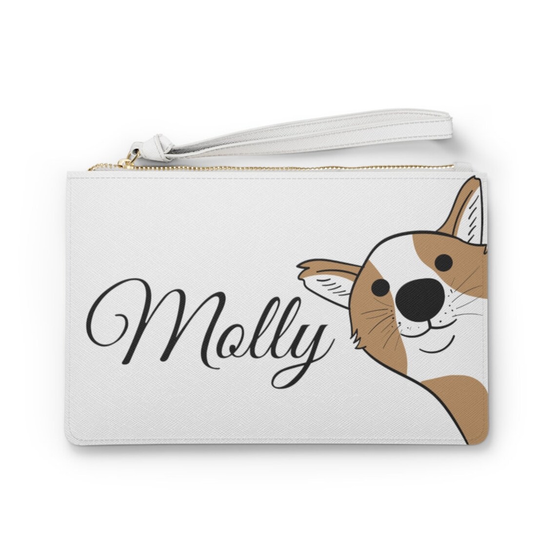 Personalized Dog Clutch Custom Dog Purse Dog Lover Gift Dog Etsy