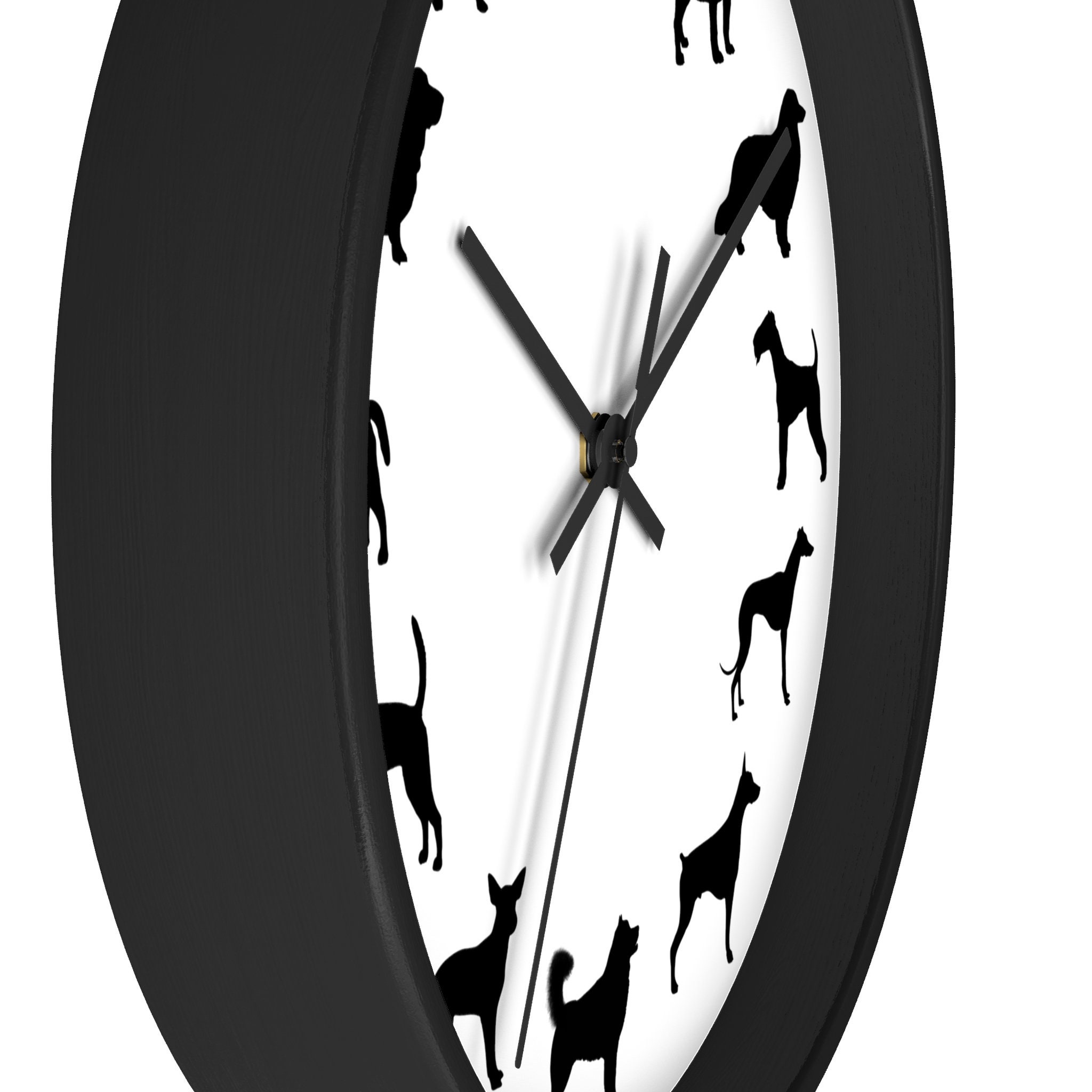 Dog Wall Clock Dog Breed Clock Wall Hanging Clock Dog Lover Etsy