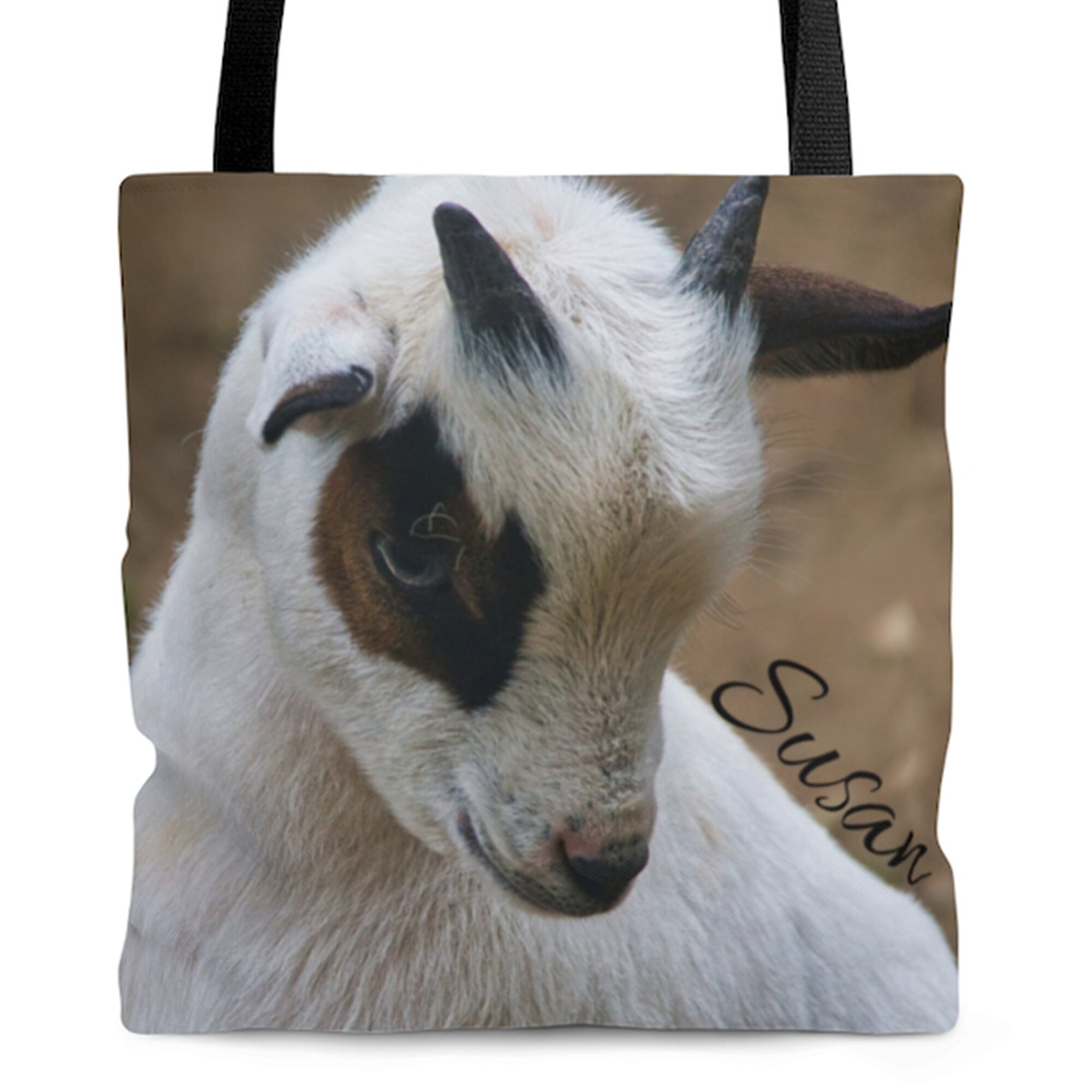 Personalized Goat Tote Goat Diaper Bag Goat Travel Bag Goat Etsy