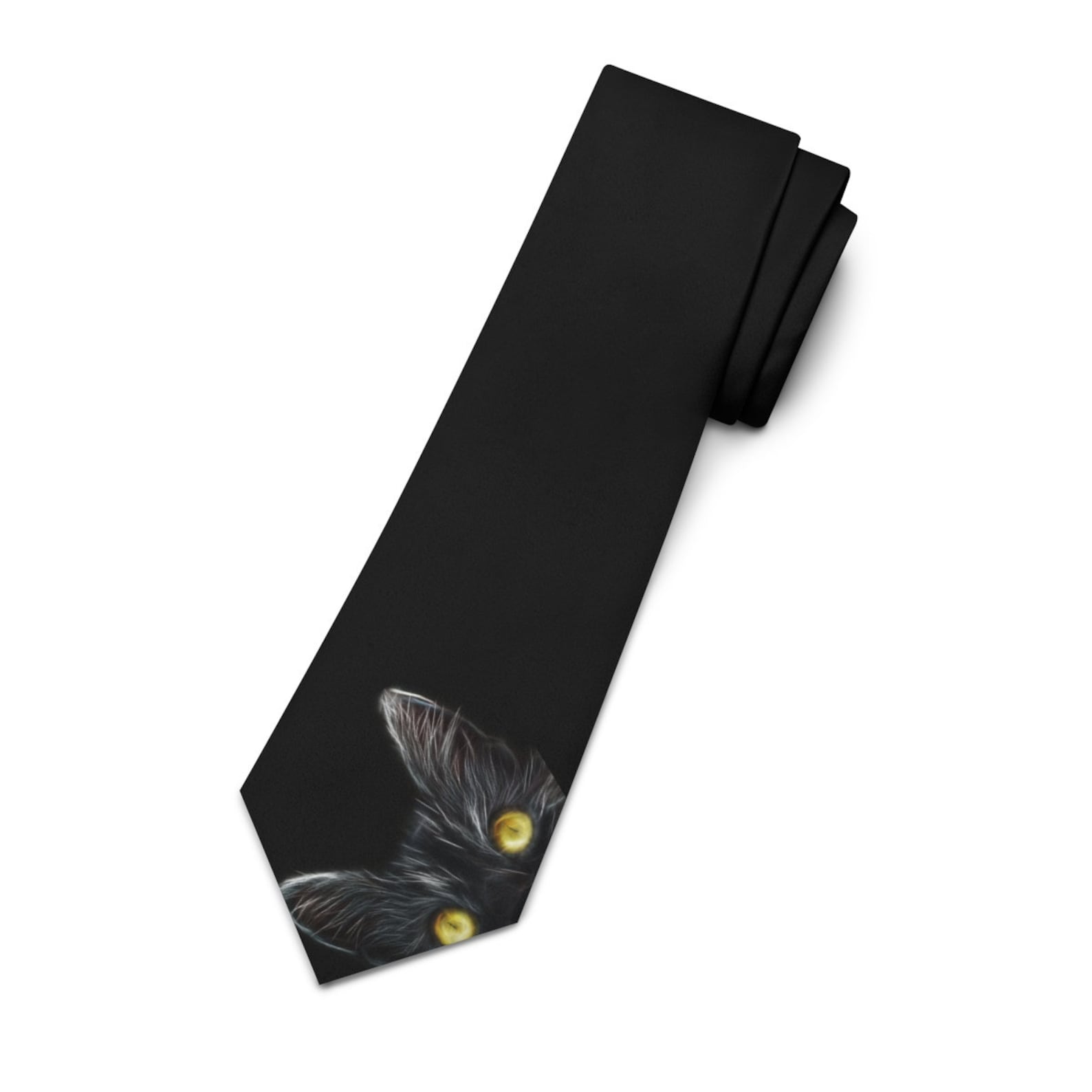 Cat Necktie Cat Neck Tie Cat Tie Cat Gifts Groom Wedding Etsy