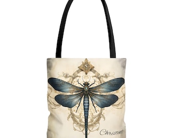 Dragonfly Tote Bag: Personalized Nature Lover Gift