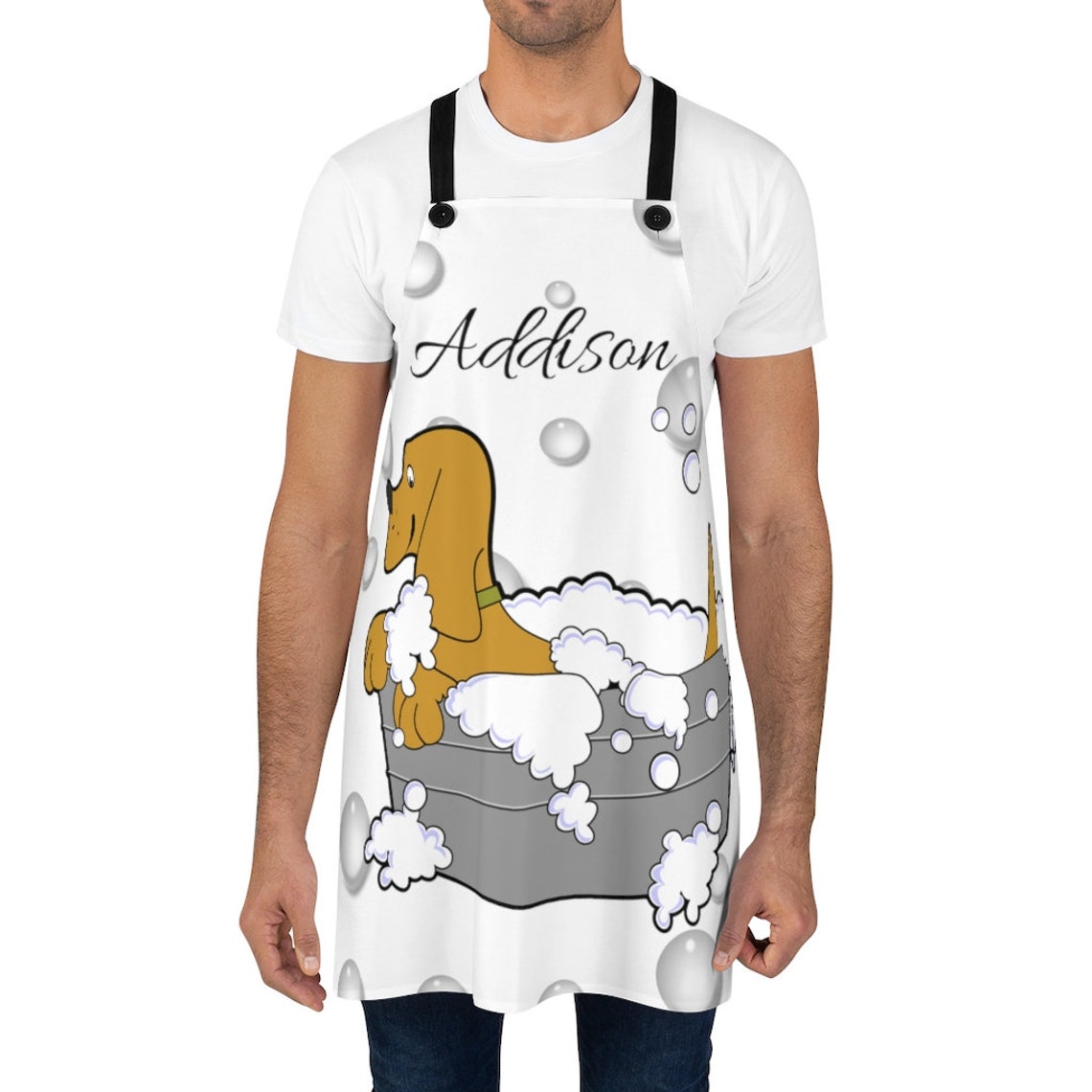 Personalized Pet Groomer Apron Customizable Apron Dog Apron Etsy