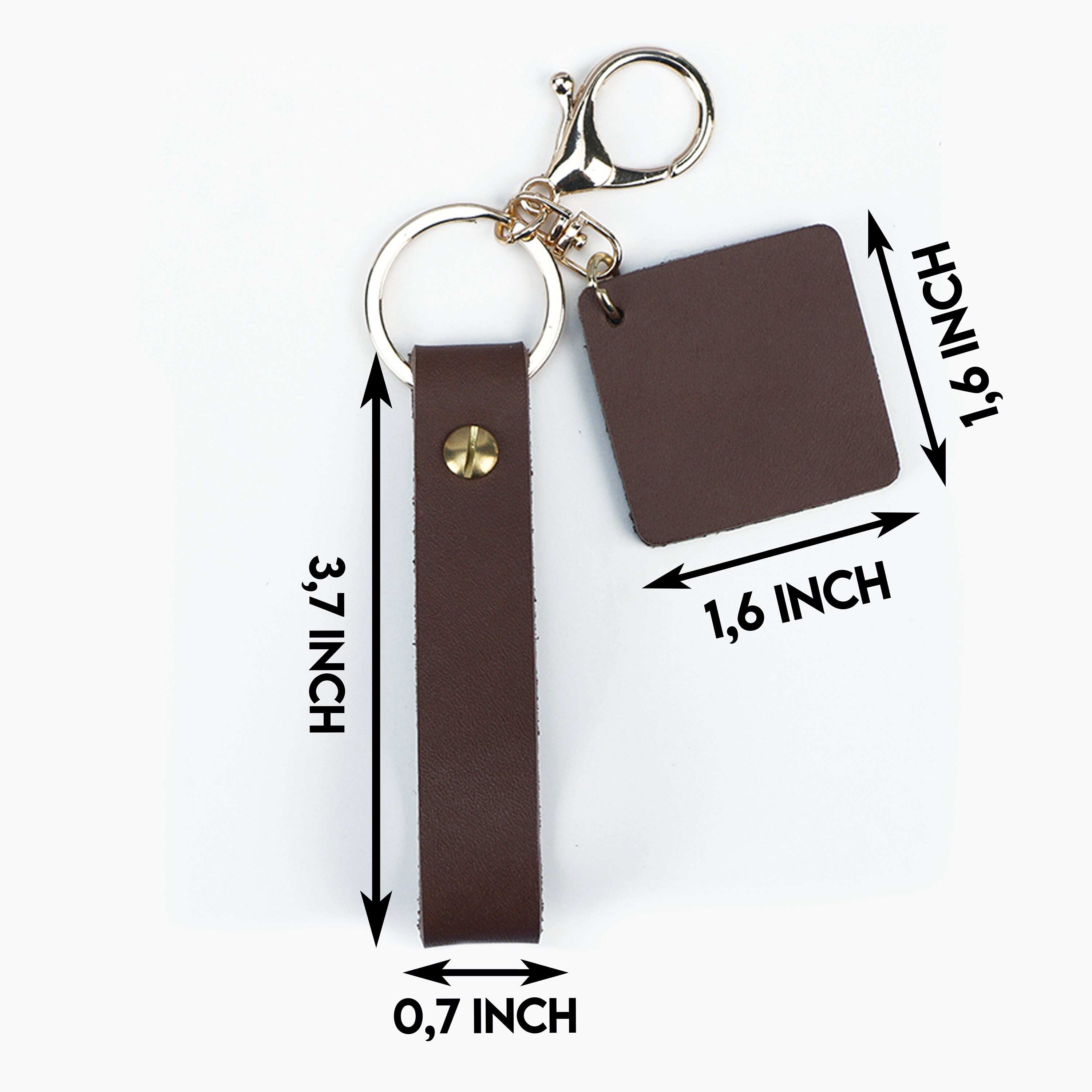 Custom Leather Keychain With Hook Coordinates Key Chain Etsy