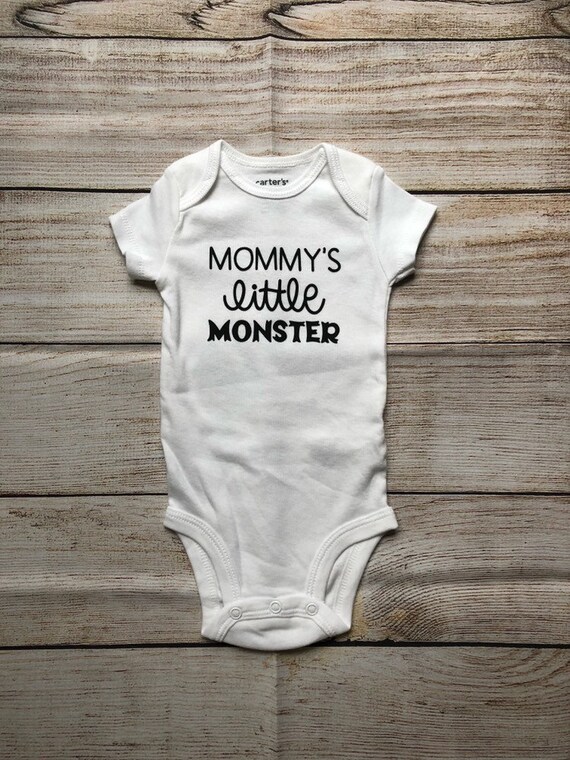mommy's little monster onesie