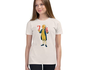 Kids &#39;7-6 George Washington Shirt - Fun History Tee