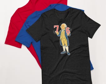 MakeHistoryFun Original 6-7 7-6 George Washington Shirt