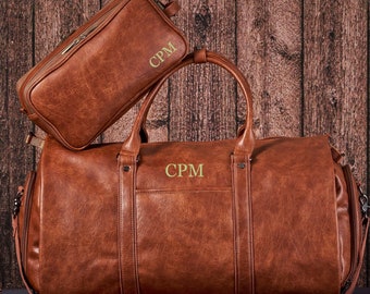 Personalized Garment Duffle Bag Set, Weekend Bag with Shoes Compartment, Hanging On Clothes Bag, Carry-On Flight Bag, Christmas Gifts
