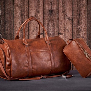 Personalisierte Kleidungsstück Reisetasche Set, Wochenende Tasche mit Schuhfach, Hängen Kleidung Tasche, Handgepäck Flugtasche, Weihnachtsgeschenke
