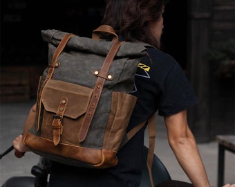 Motorcycle Backpack Large Travel Backpack Hiking Rucksack Laptop Backpack Unisex School Backpack Camping Backpack Outdoor Backpack