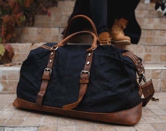 Personalized Travel Bag – Weekend Bag - Overnight Bag - Carry On Bag - Men's Gym Bag – Gifts for Men – Gifts for Him - Gifts for Dad