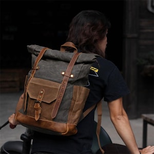 Zaino vintage moto 2025