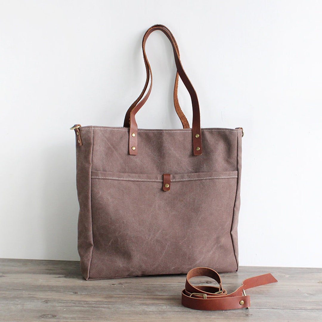 Unisex Canvas Tote Bag Crossbody Bag Shopper Bag - Etsy