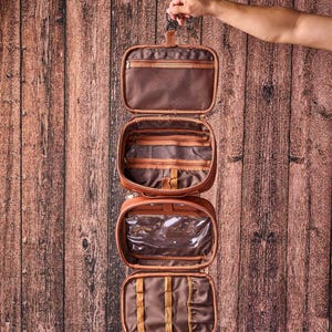 Personalisierte Leder hängenden Kulturtasche, Rasierzeug Tasche, Dopp Kit Tasche, Trauzeugen Geschenk, Trauzeuge Valentinstag Geschenk, Vatertagsgeschenk