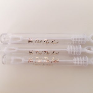 Personalised bubbles labels, bubble wand labels