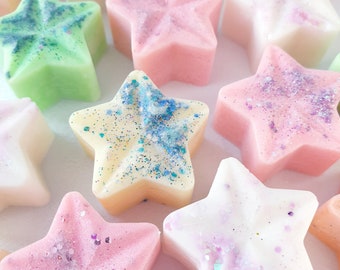 Wax Melts Stars Natural, Handmade, Highly Scented 60+ Fragrances, Vegan Friendly, Animal Cruelty Free, 35g, 6x Melts.