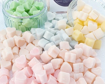 Handmade Wax Melts: 45 Highly Scented Hearts, Vegan Friendly