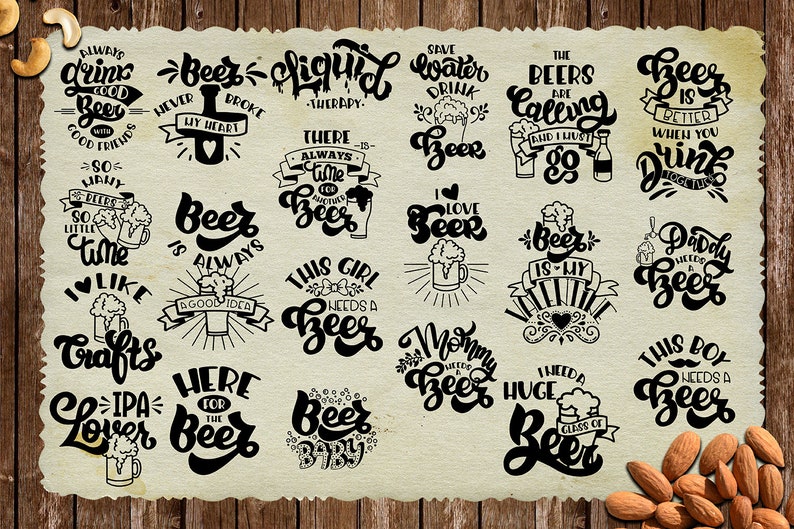 Download Beer svg files bundle Sign Commercial use shirts designs | Etsy