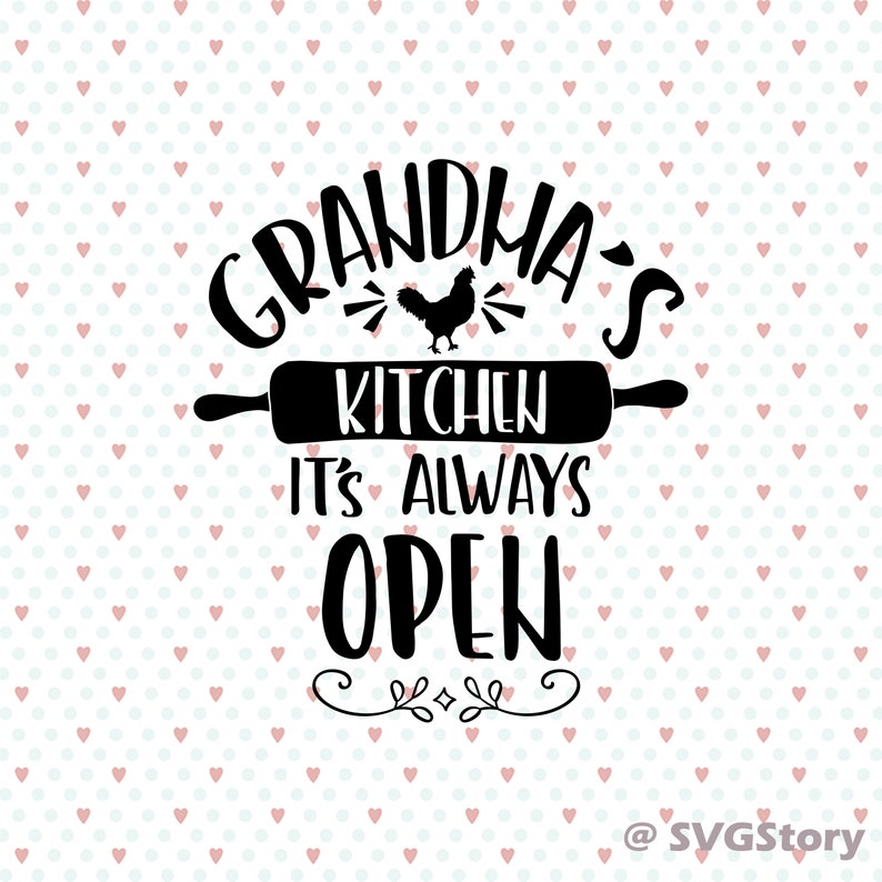 Download Chalkboard svg Family Svg Grandma's kitchen Svg Cutting | Etsy