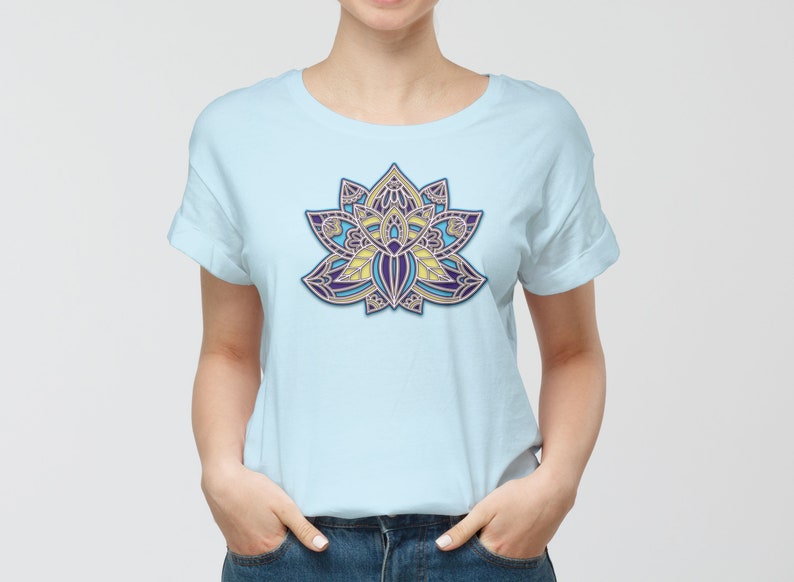 Download 3D Lotus Mandala SVG flower for cricut Layered Flowers ...