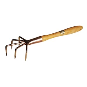 PKS solid copper garden tool “Lyra” hand rake electroculture gardening electro culture