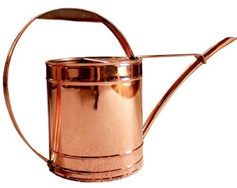 PKS solid copper watering can “Dorado” 1.6 gallon copper garden tool electroculture gardening electro culture