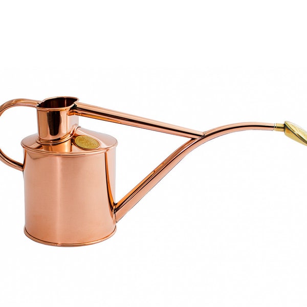 Room watering can original Haws – 1 L made of copper copper can The Rowley Ripple - Two Pint