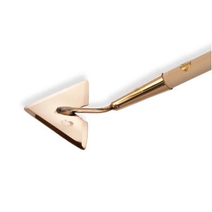 PKS solid copper weeding hoe &quot;Cor&quot; without handle - garden tool electroculture gardening electro culture