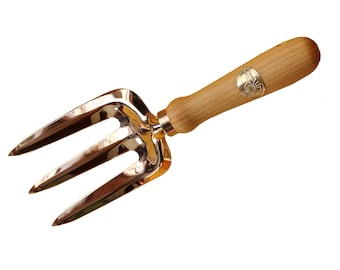 PKS solid copper garden tool “Vega" flower hand fork electroculture gardening electro culture