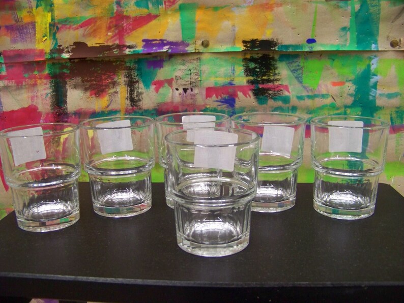 Juego de 6 vasos de agua para la mesa de palés | Etsy