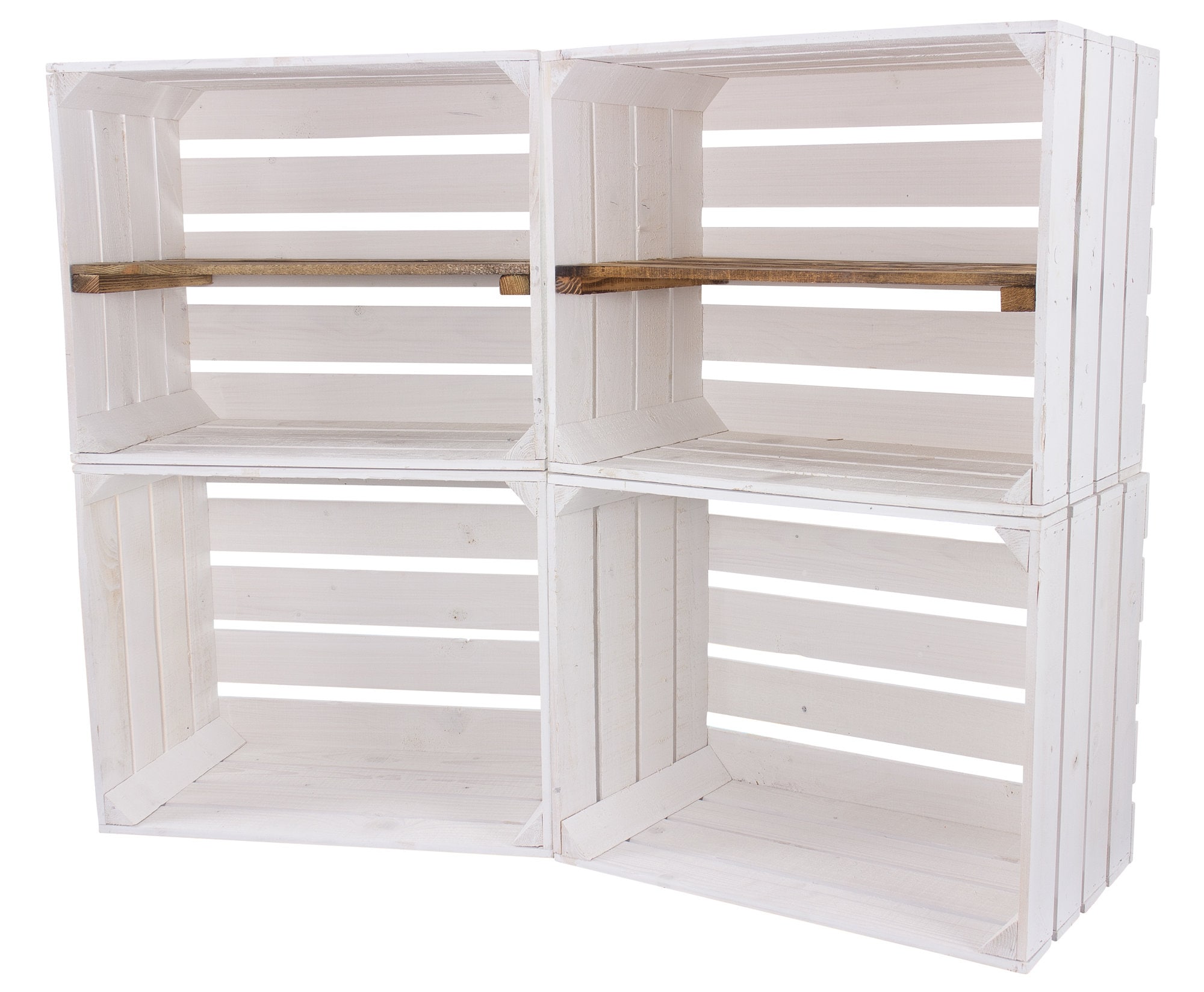 Graduated Prices L New White Wooden Box With Flamed Middle Board  50cmx40cmx30cm Shoe Rack Wall Shelves Wooden Boxes Fruit Boxes Wine Box 