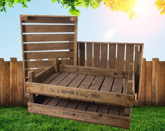 Stable wooden crates 80x45x8cm great for planting decoration or plant supplies