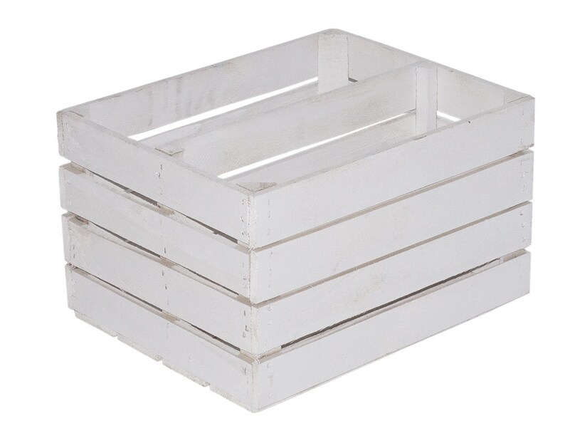 Moderne weiße Regalkiste aus Holz neu als individuelles | Etsy