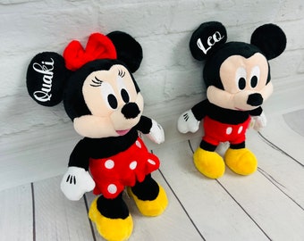 Disney plush toy - cuddly toy Mickey Mouse, Minnie Mouse, personalized gift idea - children's room desired name Mickey Mouse - Minnie Mouse