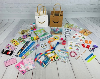 Bolsas sorpresa rellenas de recuerdos de fiesta: ideas de regalo para bolsas sorpresa, cumpleaños infantiles, despedidas, bodas, regalos para invitados, bolsas sorpresa para fiestas de guardería.