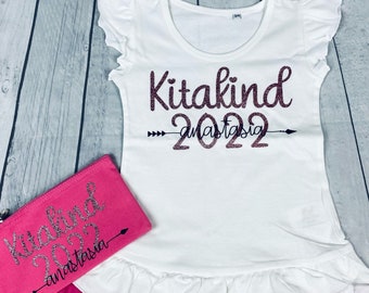 Kita Child Dress Kindergarten Child 2023 Personalized Dress Desired Name for Kita Start - Gift Idea Kindergarten