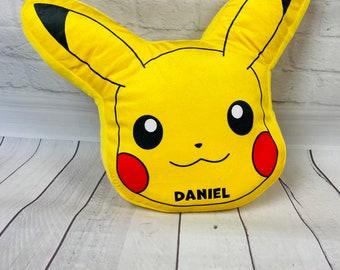 Pokemon Pikachu Pillow - Personalized Gift Idea - Children's Room Decoration - Pokemon Pillow / Pikachu Pillow - with desired name