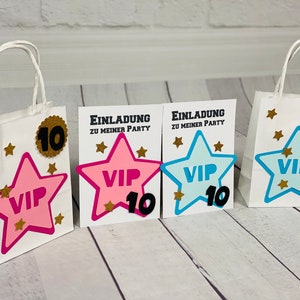 Gifts Invitation Cards Children's Birthday VIP PARTY Superstar Birthday Party Goodie Bag Gift Bags Children's Party