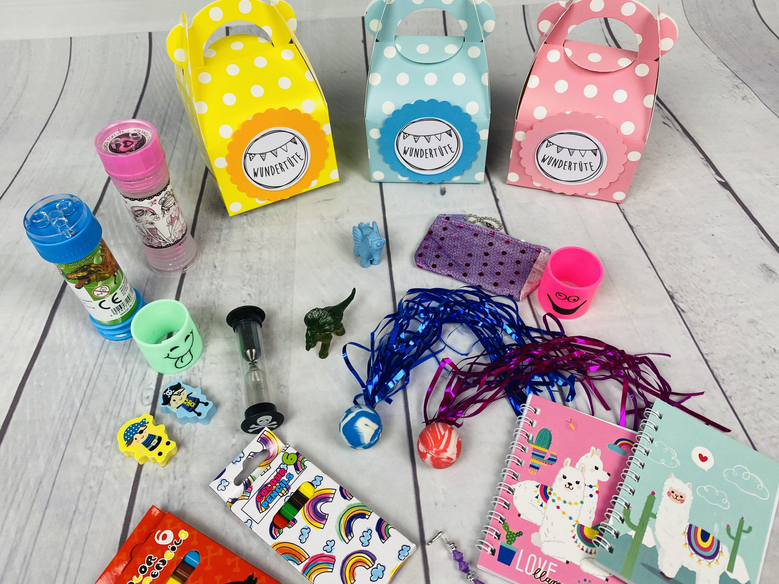 Relota 50 piezas bolsas de Regalo cumpleaños infantil para niños