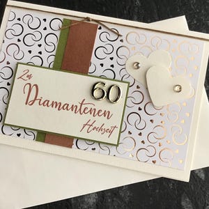 Glückwunschkarten zur Diamantenen Hochzeit