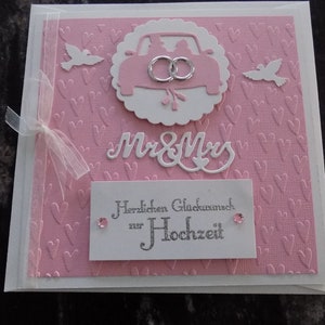 Glückwunschkarten zur Hochzeit