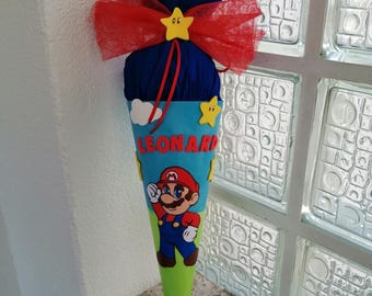 Zuckertüte Geschwistertüte Mario