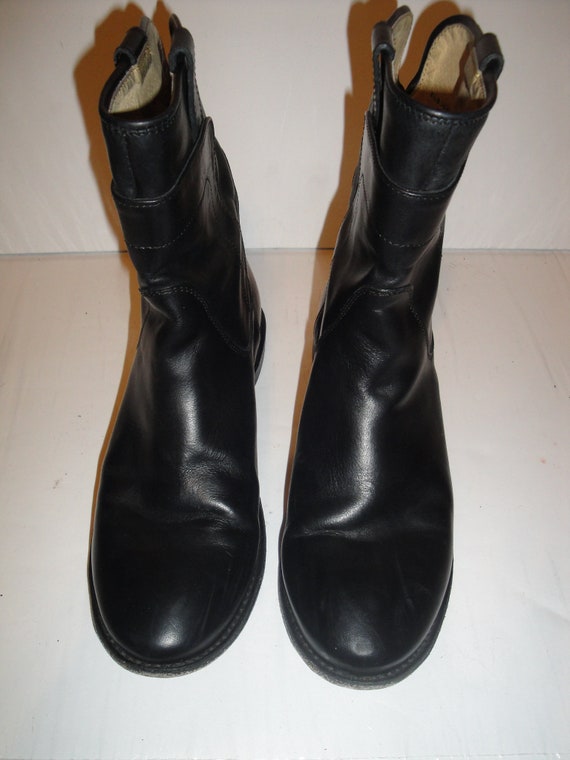 womens black riding boots size 9