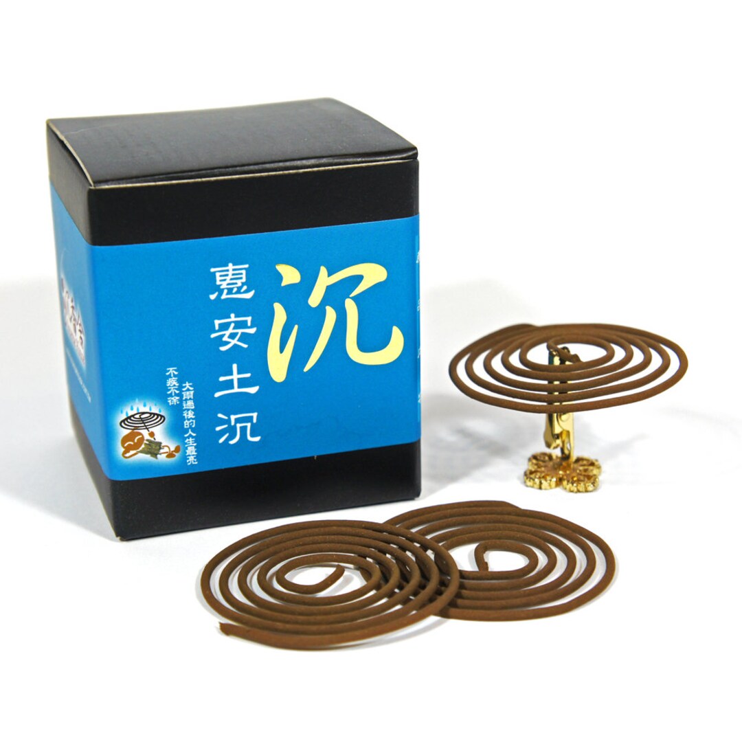 TuChen Chen xiang Agarwood Aloeswood Weihrauchspiralen 48 Stück 3,5 ...