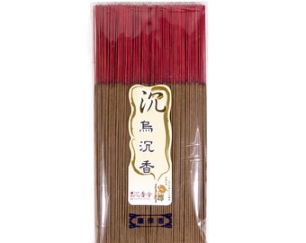 WuChen Xiang Agarwood Joss Incense Sticks 300g - Taiwan Incense House - For Religion Buddha Use About 400 sticks - 30CM