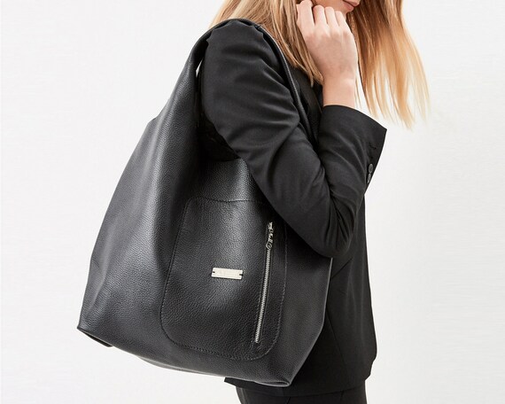 black tote purse