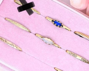 アンティーク ヴィクトリアン ヘアブローチ スティックピン付き C