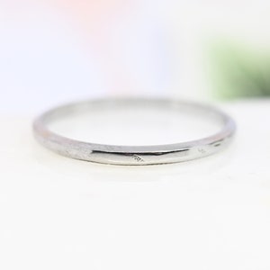JR Wood /& Sons 18k Art Deco wedding ring white gold wheat patterned eternity band Size 4.5 1920 1930 vintage antique thin stacking ring