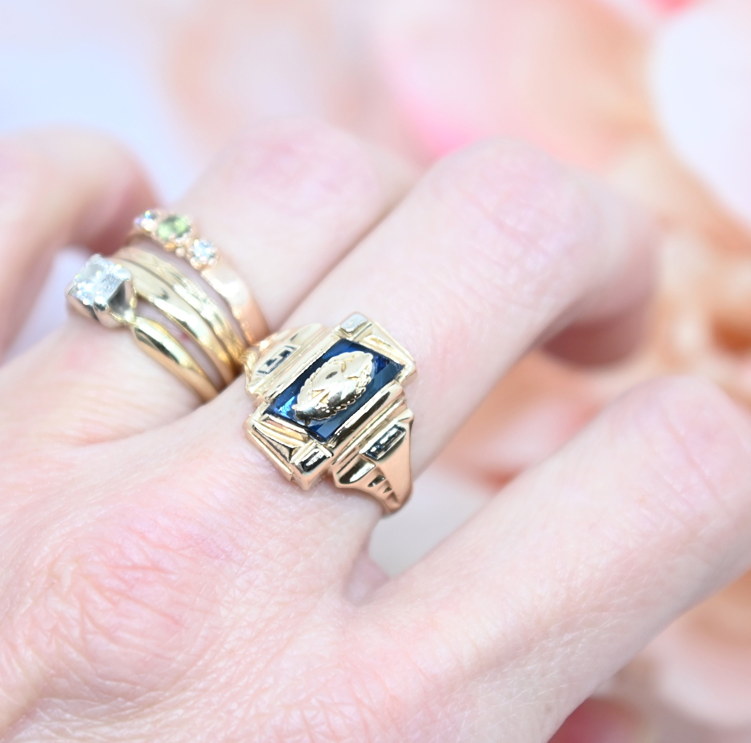 カレッジリング 10K JOSTEN 1957年