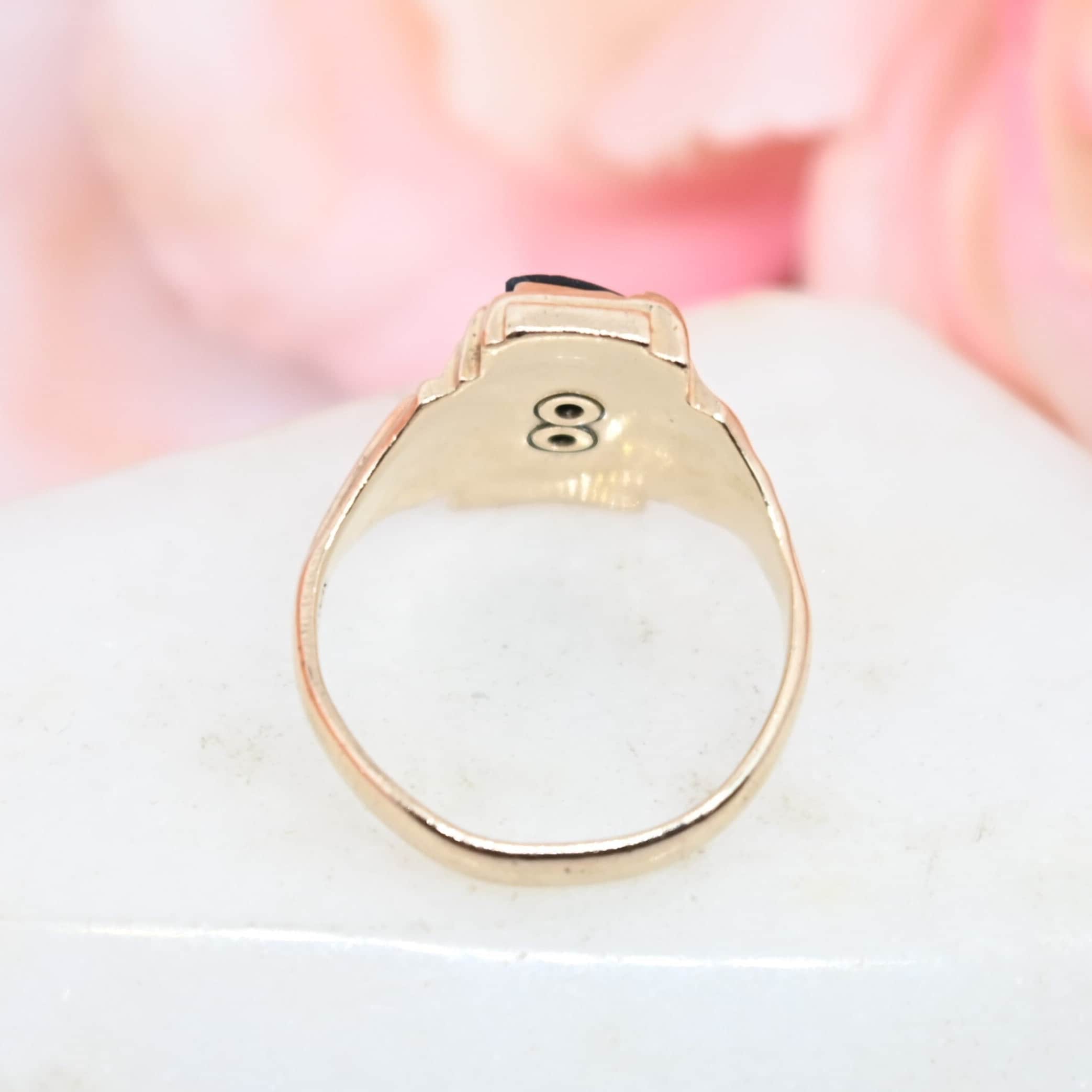 Vintage 1959 Class Ring in 10k Gold Size 5.75 / L, by Josten