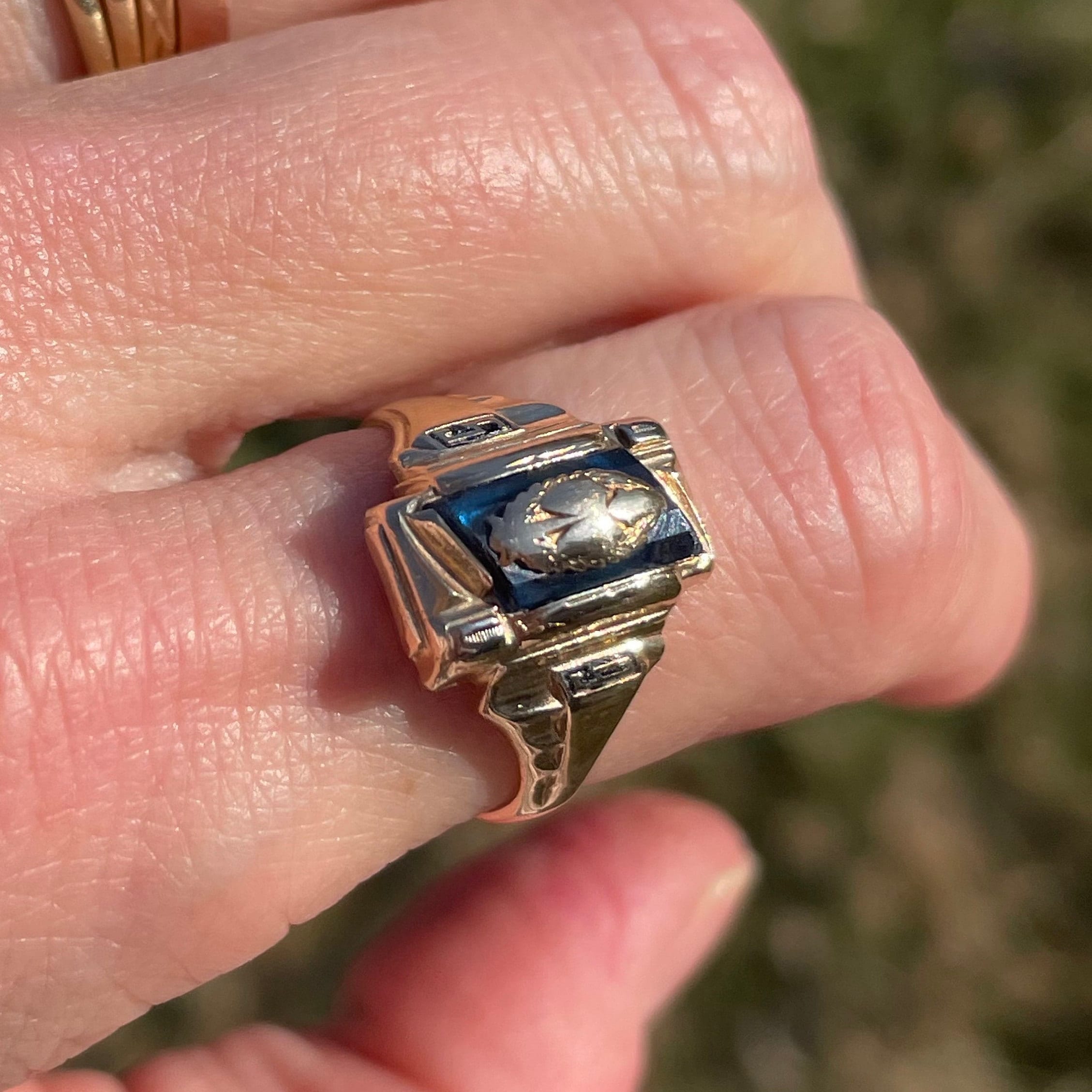 1957年JOSTEN 10K カレッジリング